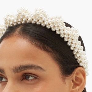 ISO Shrimps Zig-Zag Bronco Faux Pearl Headband